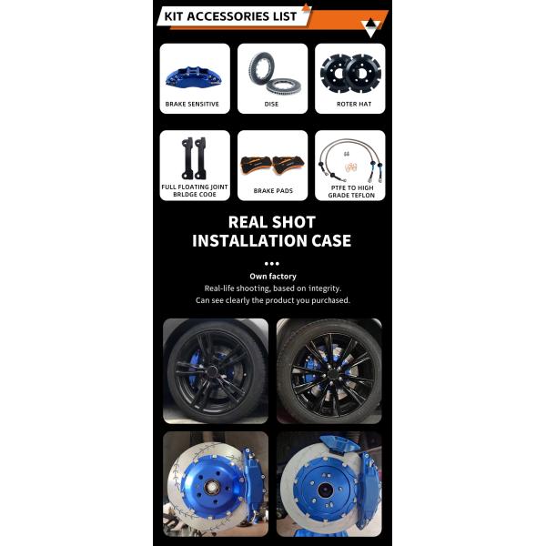 High Performance Racing Brake System EC670 Brake Caliper For Chuangan Kia BMW X2 X3 X4