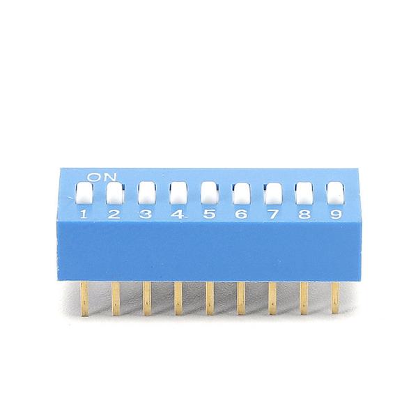 0.1A 50VDC slide type plastic 9 position dip switch 2 buyers