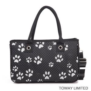 Buy cheap  				Paws Printing Leather Knitting Dog Carriers Pet Products Shoulder Bag 	         product