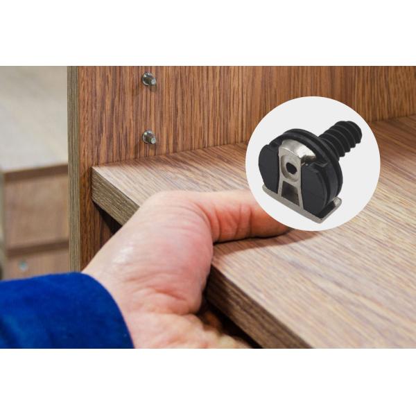 Metal Closet Shelf Pegs Adjustable Shelf Pins ISO9001 For Seamless Assembly