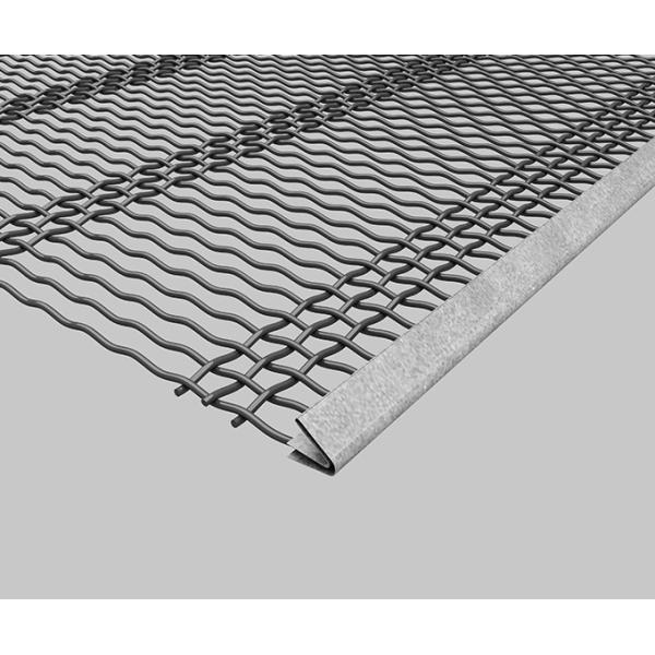 High Precision Spring Steel Woven Wire Mesh Screen For Mining Industries