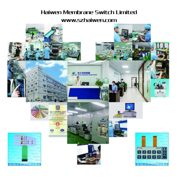 Custom Screen Printing FPC Membrane Switch Keypad With Polyester Dome