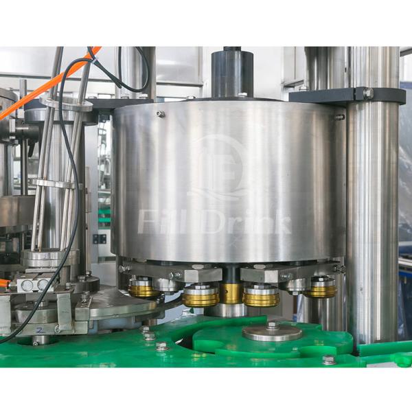 10000-15000BPH Pop Top Lid Beverage Can Filling Machine Round Easy Open