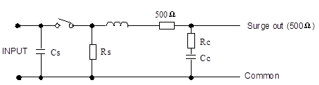 IEC60255-5 Test Equipment Impulse Voltage Test Generator Output Resistance 2Ω、500Ω±10%