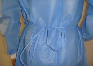 Buy cheap Excellent Tensile Disposable Protective Gowns High Structure Strength product