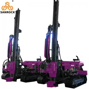 Buy cheap Hydraulic Rotary Drilling Rig 78KW Diesel Borehole Solar Pile Drilling Rig Machine product