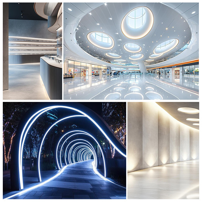 08*08mm Flexible LED Neon Tube Light IP65 IP67 Waterproof Outdoor LED Neon Strip Lights
