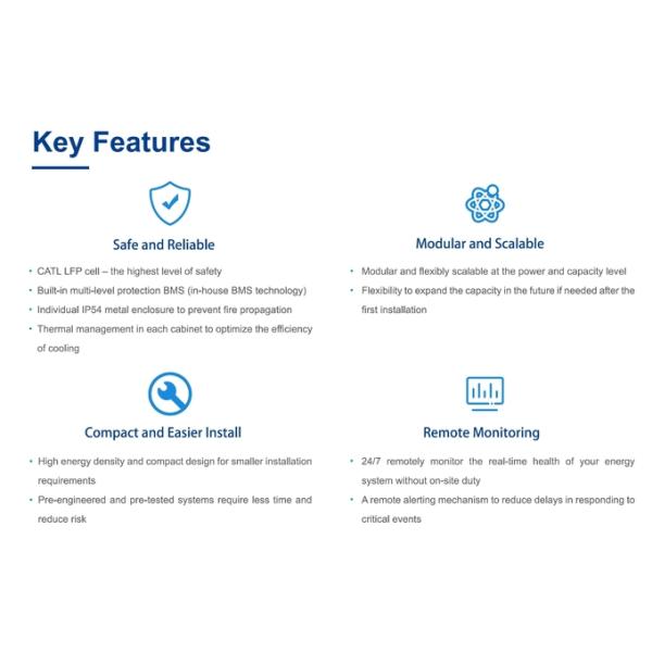 Energy Storage Cabinet 215kWh 100kw Outdoor Energy Storage System