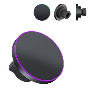 Adjustable Light Wireless Car Charger Mount Stable Connection And Operation