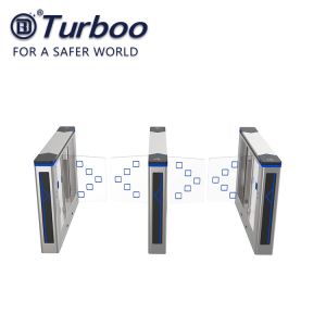 Buy cheap Office Security Swing Electronic Turnstile Gates Mechanical Anti - Pinch Function product