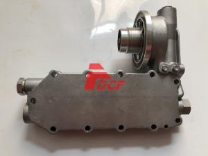 Buy cheap 6D114 Oil Cooler Cover With Valve 6743-61-2111 For Excavator Diesel Engine Parts product