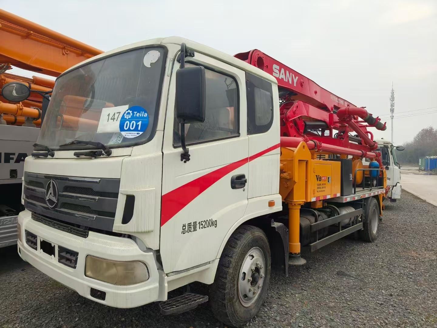 Buy cheap 2012 SANY 21m Remanufactured Concrete Machinery Concrete Pump Truck product