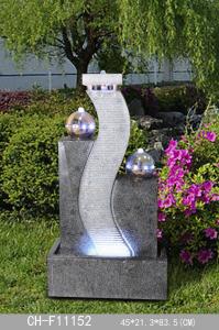 China Lighted Cast Stone Water Fountains on sale