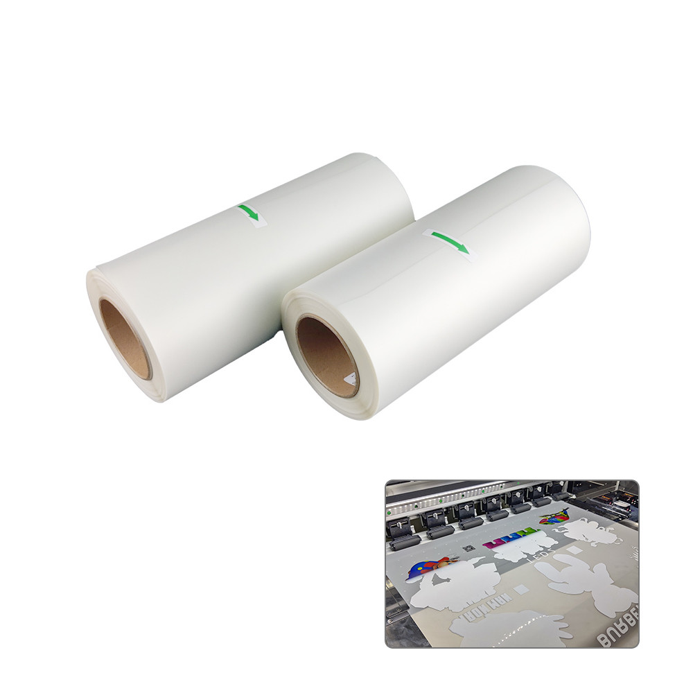 Buy cheap Hot Peel DTF PET Transfer Film Roll Heat Transfer Printing 30cm 60cm product