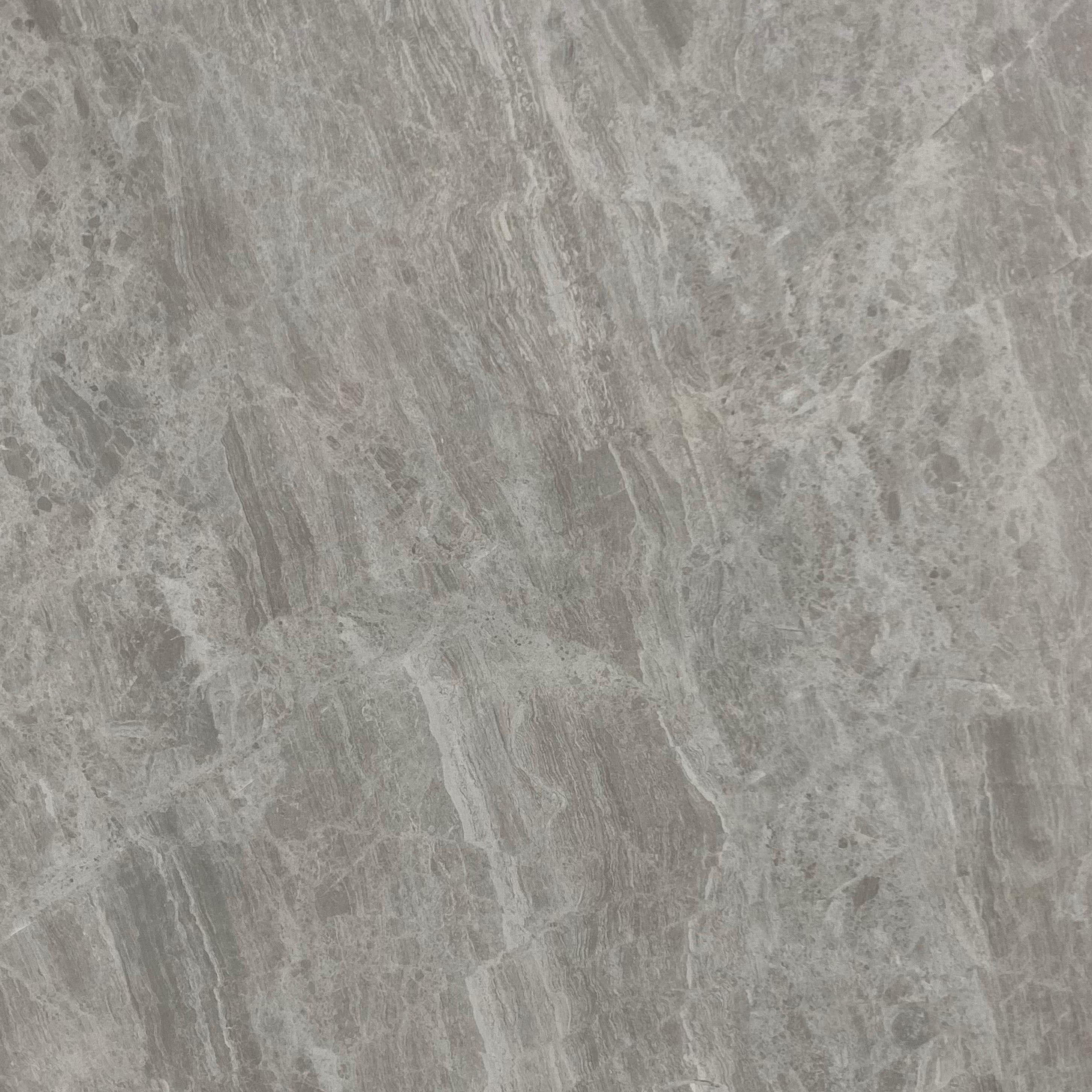 600x600mm Polished Glazed Porcelain Tile Gray for Floor and Wall