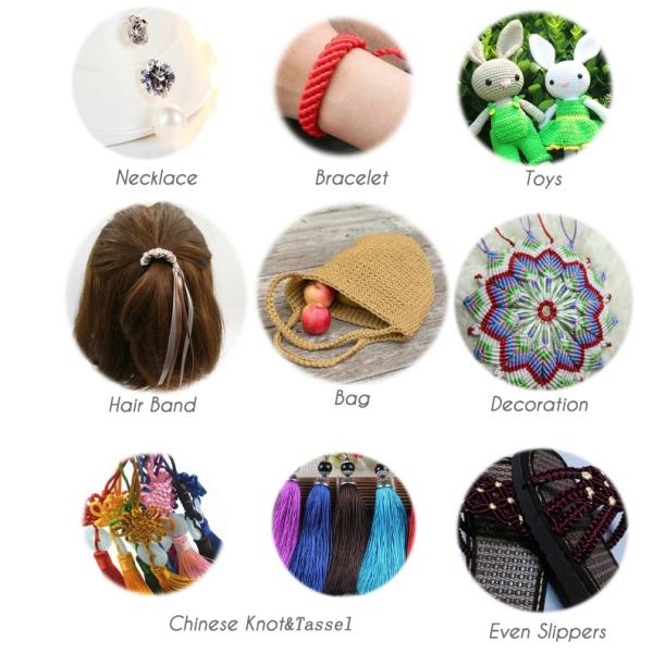 Jade Nylon Cord Beading Craft with UV Protection and OEM/ODM Acceptance