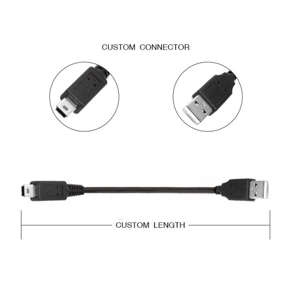 PVC USB C Fast Charging Cable , 5Gbps USB 2.0 To Micro USB Cable