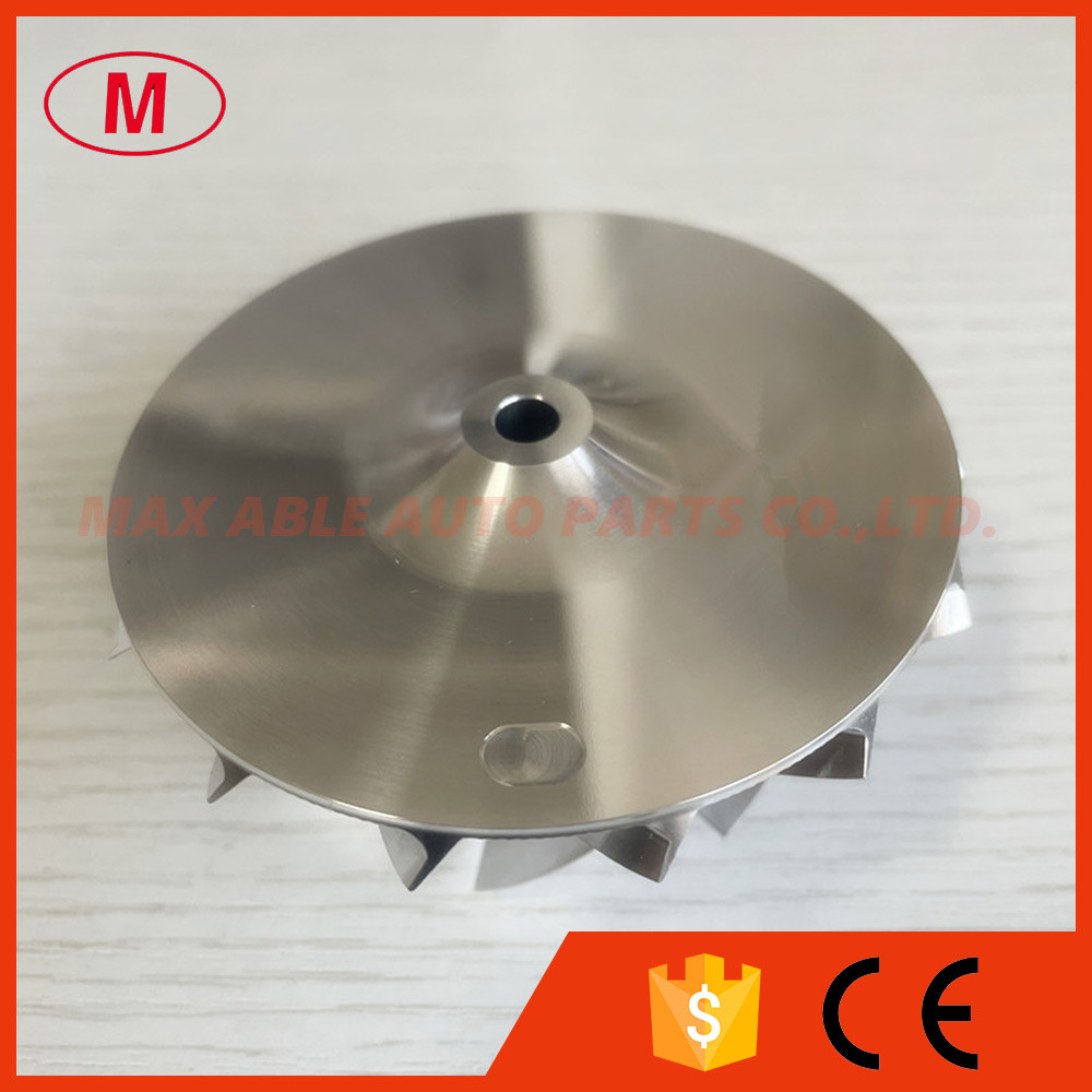 B58 reverse 58.00/76.13mm 7+7 blades LEP style ,high performance turbo milling/aluminum 2618/billet compressor wheel