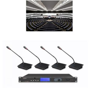 China FCC Desktop Conference Microphone 30MHz Bandwidth Wireless Discussion System on sale