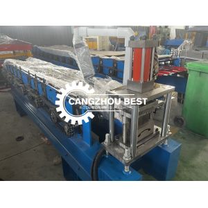 Ppgi Rack Roll Forming Machine Garden Fence Panel Making