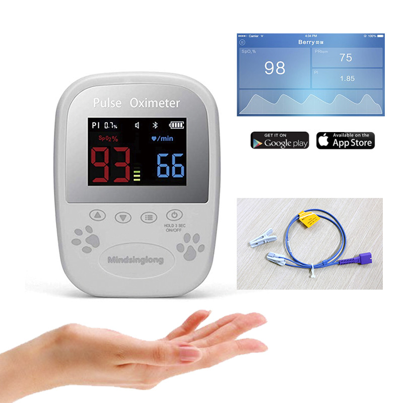 Buy cheap LCD Display Veterinary Pulse Oximeter SpO2 PR For Animal product