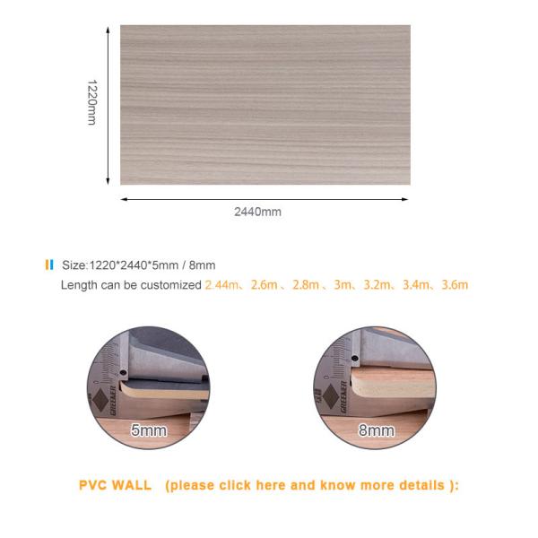 Hotel Decoration Modern Bamboo Charcoal Wood Veneer Paneling 5mm 8mm