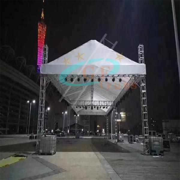 Anti Rust Aluminum Party Tent Curved Roof Truss System Oxford 60m Width