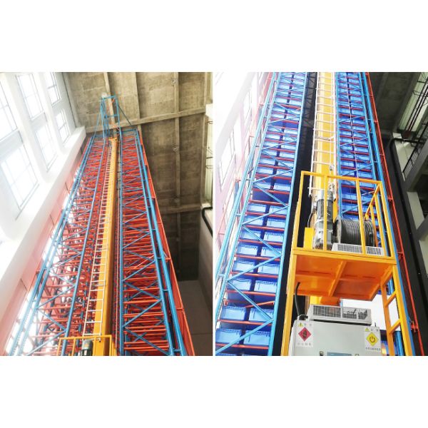 MiniLoad Stacker Crane ASRS Material Box Stacker Crane Automatic Storage and Retrieval System