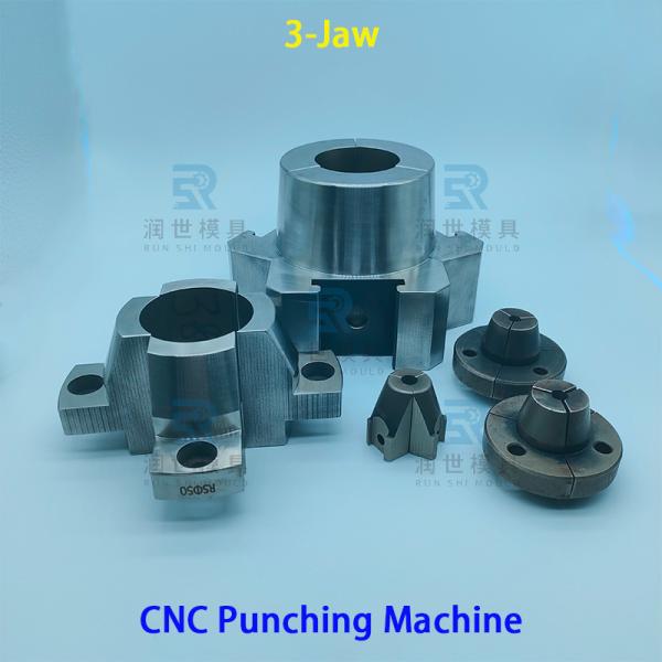 OEM CNC Hole Punching Machine Parts 3 Jaw Chuck For Tube Cutting Bending End Forming