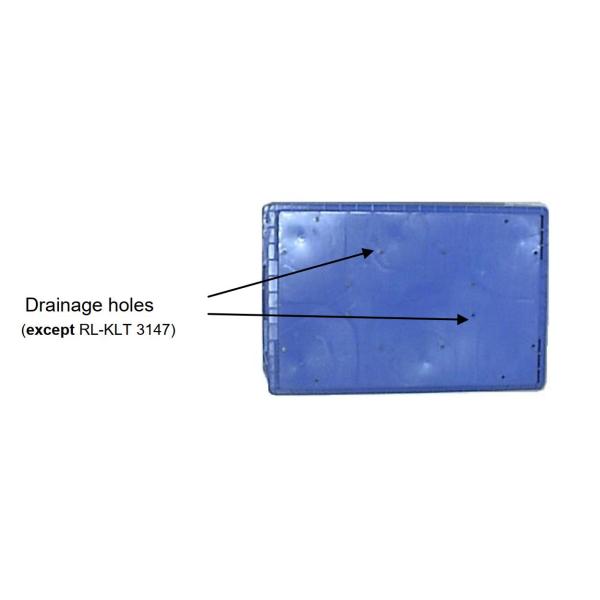 24.1L Solid Plastic Turnover Box The Ultimate Storage Turnover Solution Space Utilization