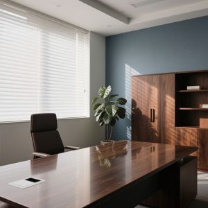 OEM Office Furniture Solid Wood Frame Home Office Chair Commercial