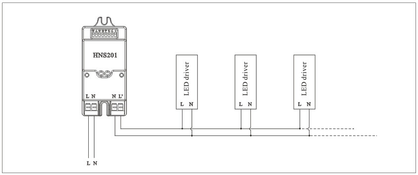 Hynall AC Motion Sensor Switch With Lux-Off Function , Dual - PD Daylight Sensor