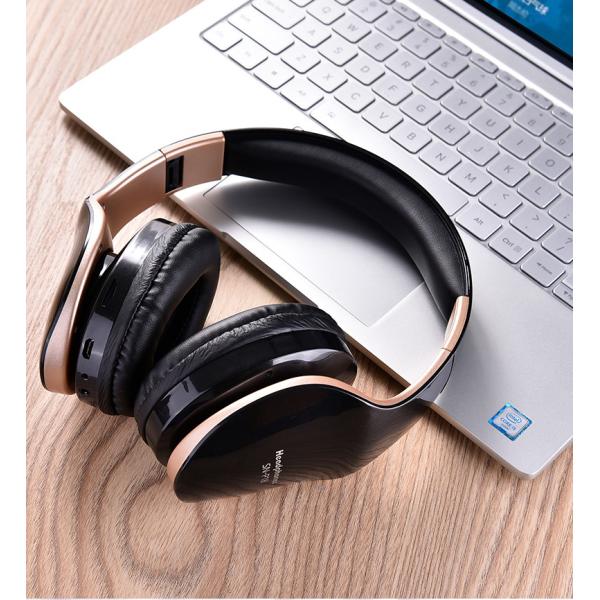 400mAH USB Wireless Bluetooth Headset , Foldable Stereo Headphone Earphones MP3