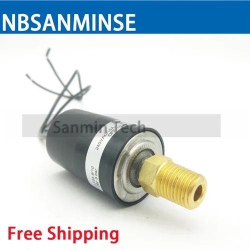 SMF08A 1/8 1/4 High Current Pressure Switch Fixed Set Point Automatic Reset Air Water Pressure Switch NBSANMINSE