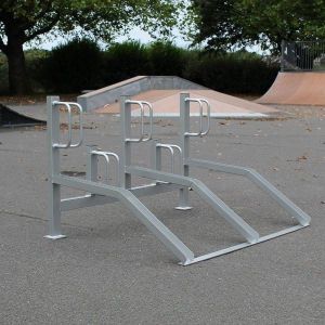 Buy cheap Multiple Station Cycle Rack From China Metal Fabrication Factory product