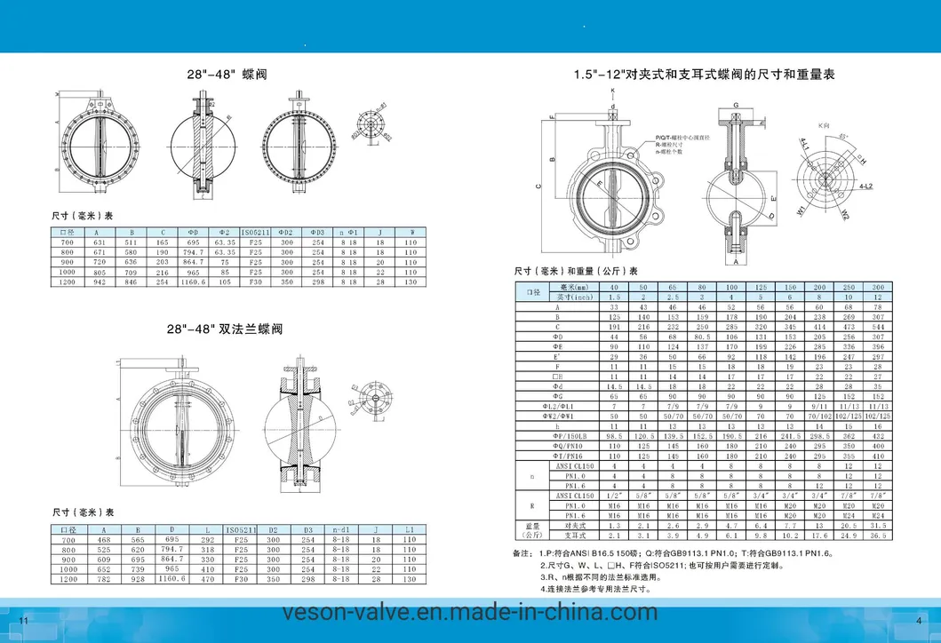 Pneumatic Soft Seated Butterfly Valve Wafer Type VS-063DA