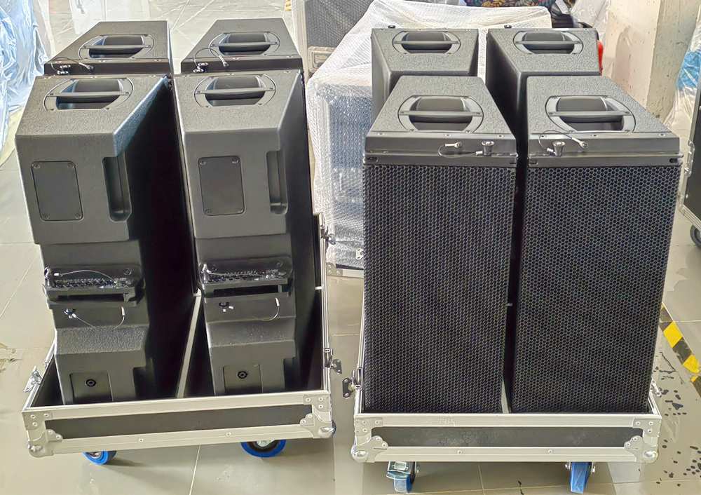 Dual Compact Neodymium Line Array 2 Way Full Range Speaker 10 Inch