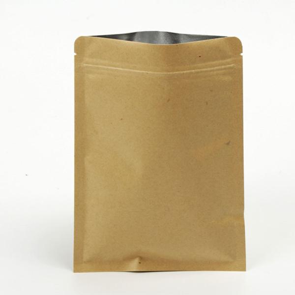 food grade kraft paper dried fruit packaging bag zipper seal bag for food packing