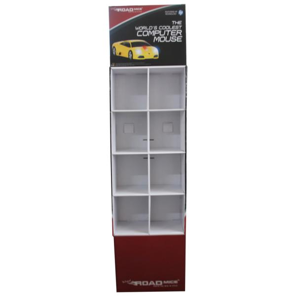 Customized Corrugated Cardboard Display Stands For Mouse / Keyboard