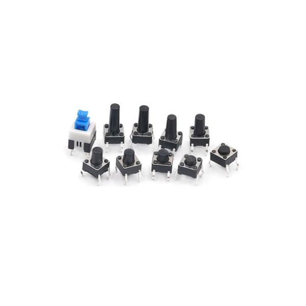 10 Types Of 180 In-Line Mini Push Button Switches Electronic Button Kits