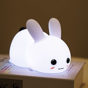 Rechargeable Rabbit Silicone Night Light Lamp Multipurpose Durable