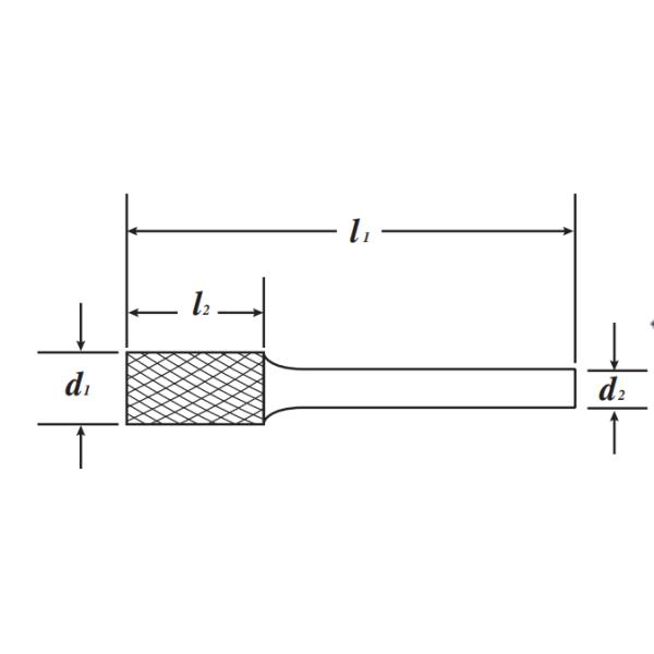 SA-4 Carbide Rotary Burr Rotary File Cylindrical Double Cut 7/16"X 1"With 1/4"Shank