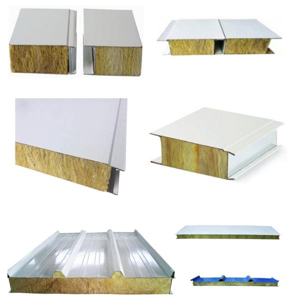 Acoustic RAL Color Roof Rock Wool Insulation Board