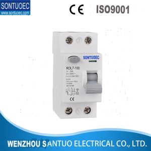 Buy cheap RDL7-100 Double Pole RCCB 30ma , Electrical Residual Circuit Breaker product