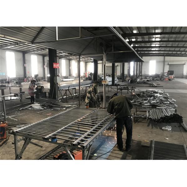 Tubular steel fence panels