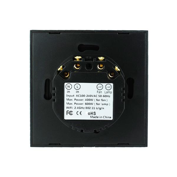 86*86mm 4 Gang Touch Dimmer Switch Iot Light Switch EU Standard