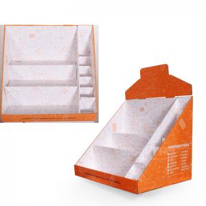 China Vapes Pantone Printing Corrugated Cardboard Displays Super Market Paper Display Box on sale