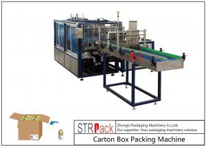 Buy cheap Liquid Filling Line Carton Packing Machine For 250ML-2L Round Bottle Carton Packaging product