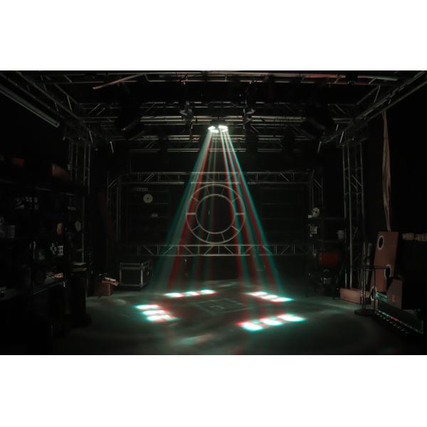 Red And Green Laser Beam Moving Head Light With 2 Strobe Lamp Beads