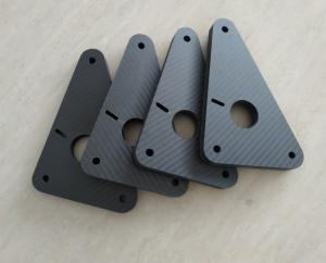 Buy cheap Custom made CNC cut carbon fiber laminate sheet plates  Make to order carbon fiber machined parts product